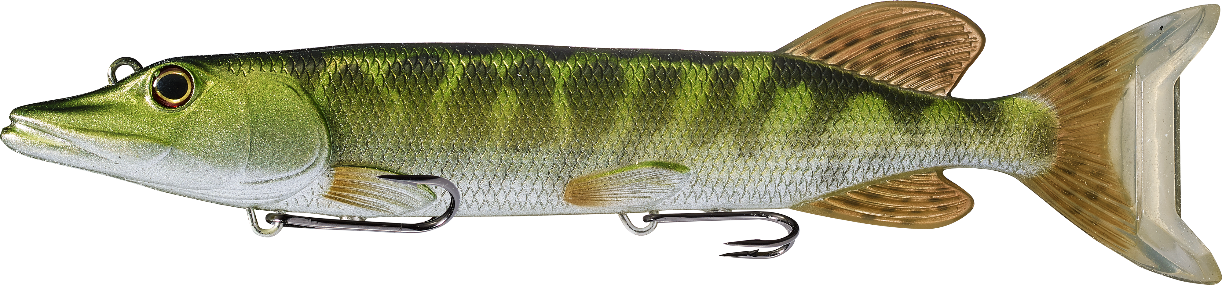 Livetarget Juvenile Pike swimbait 8" 807 Metallic / Green