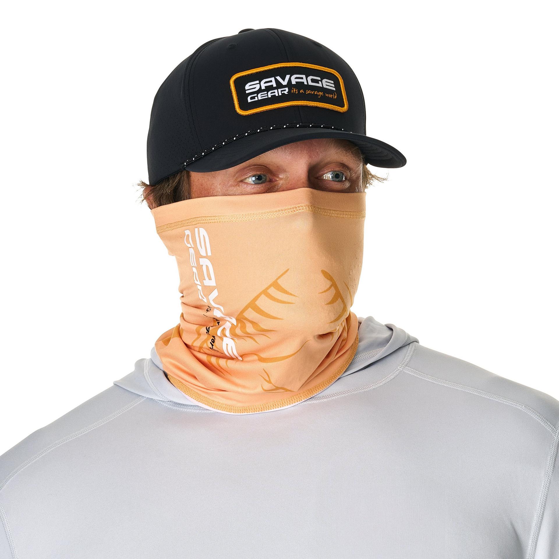 Savage Gear Orange LTD UPF Gaiter scaldacollo arancione sole e vento