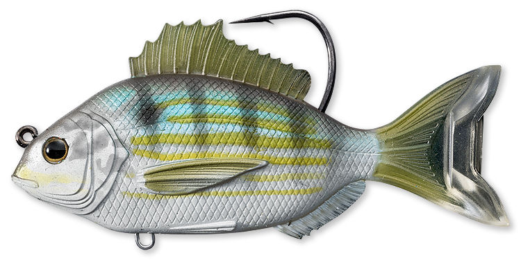 Livetarget Pinfish Swimbait esca 3 1/2" 3/4 oz 718 Silver Violet