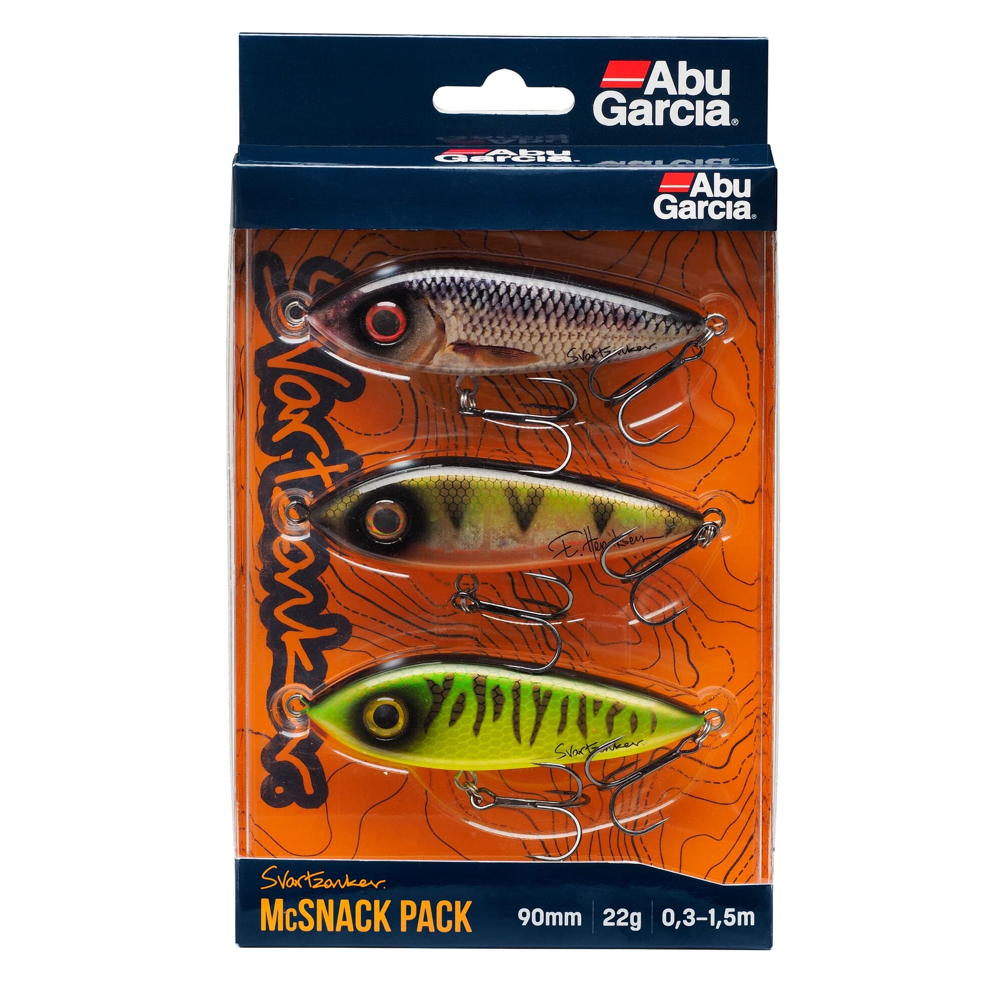 Abu Garcia Svartzonker McSnack Glidebait Luccio Confezione 3 Pezzi