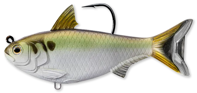Livetarget Swimbaits Gizzard Shad swimbait 4 1/2" Green Bronze