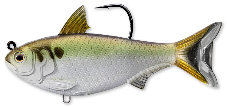 Livetarget Swimbaits Gizzard Shad swimbait 4 1/2" Green Bronze