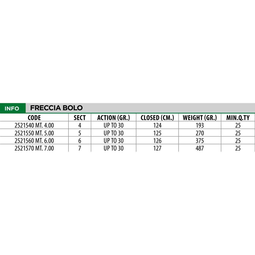 Lineaeffe Freccia Hi-Carbon canna bolognese 6 m 30 g
