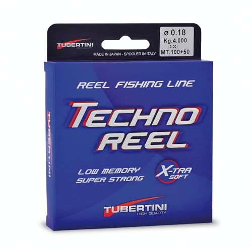 Tubertini Techno Reel monofilo 150 m bolognese resistente
