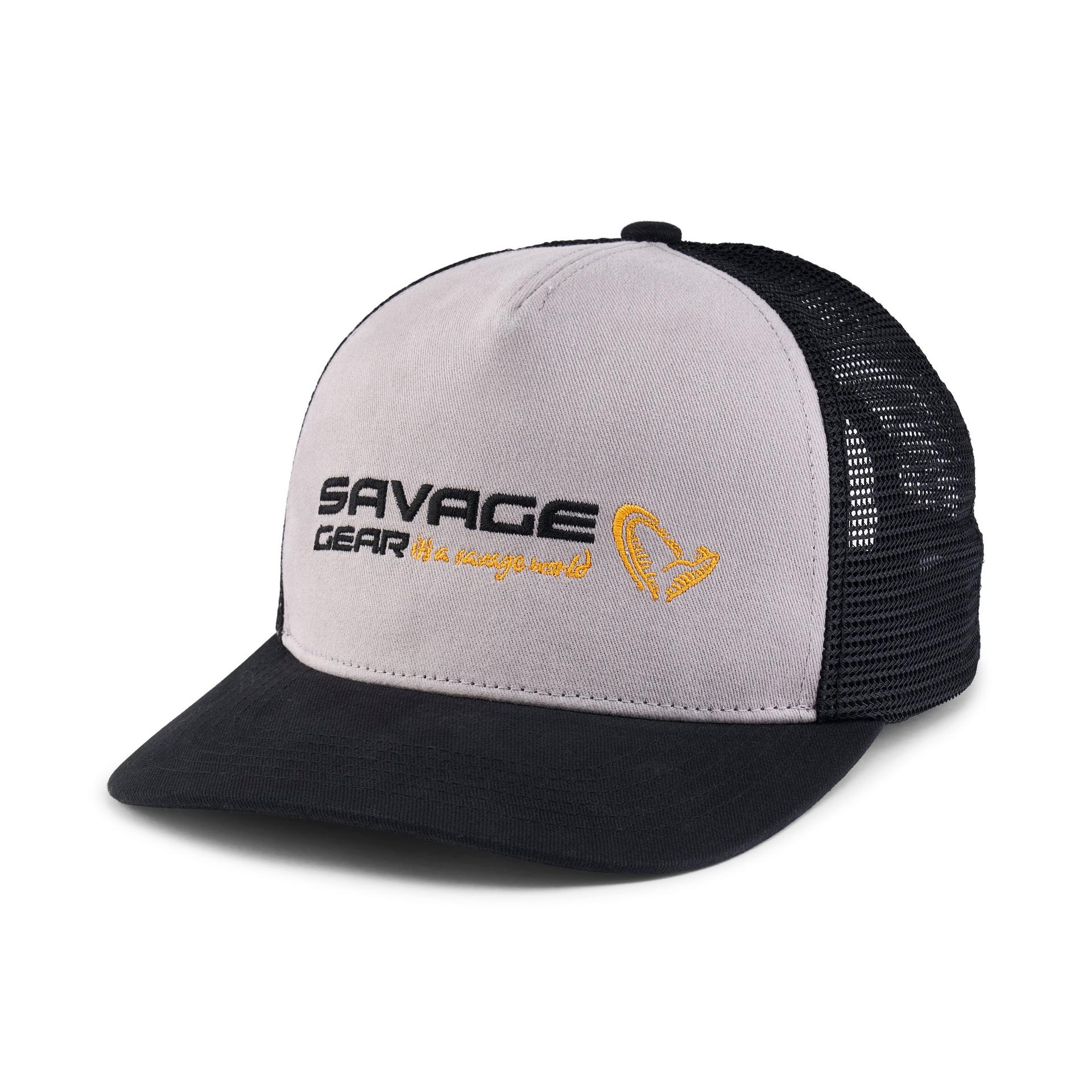 Savage Gear Orange LTD Logo Twill Trucker cappello pesca