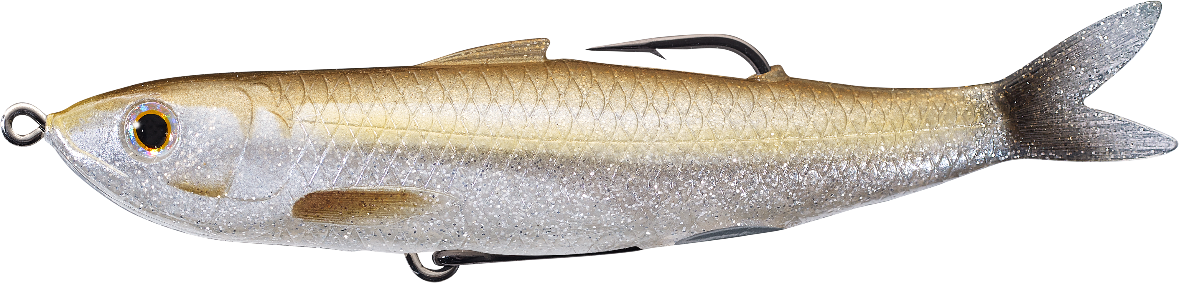 Livetarget Hollow Body Shiner esca 3 3/4" Pearl Ghost