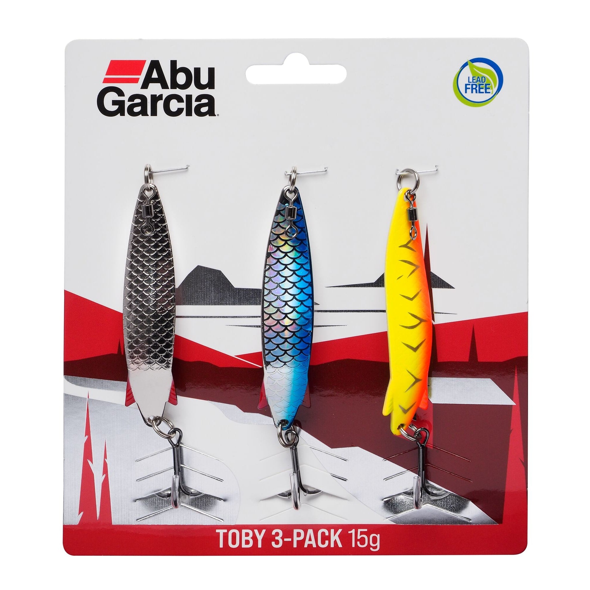 Abu Garcia Toby cucchiaino set 3 pezzi 15 g trota