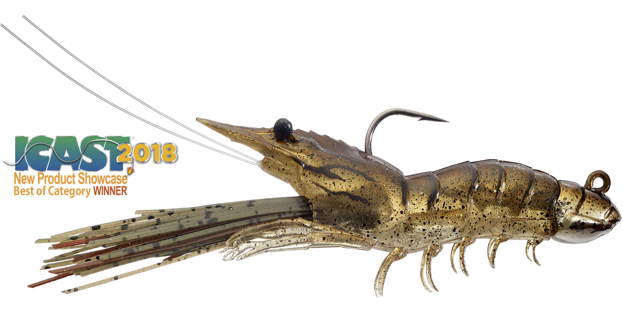 Livetarget Fleeing Shrimp gomma 2 3/4" 1/4 oz 910 Sand Shrimp
