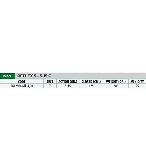 Linea Effe Reflex 5 4.10 m 5-15 g Canna Tremarella Trota