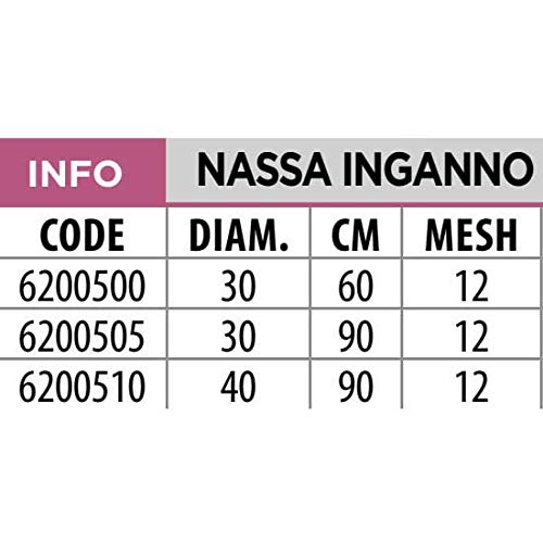Linea Effe RETI Nassa Inganno 90 cm D 30 cm