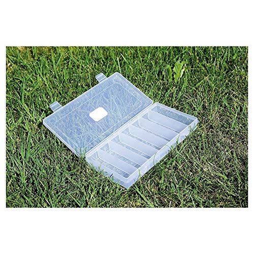 Linea Effe Scatola Pesca 7 Scomparti Plastica Trasparente