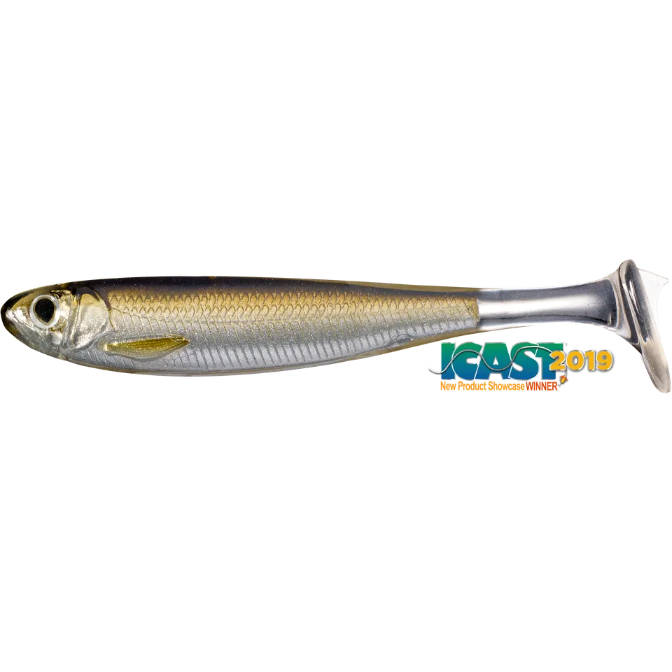 Livetarget Slow-Roll Shiner swimbait 7,6 cm Silver Pearl 4 pz