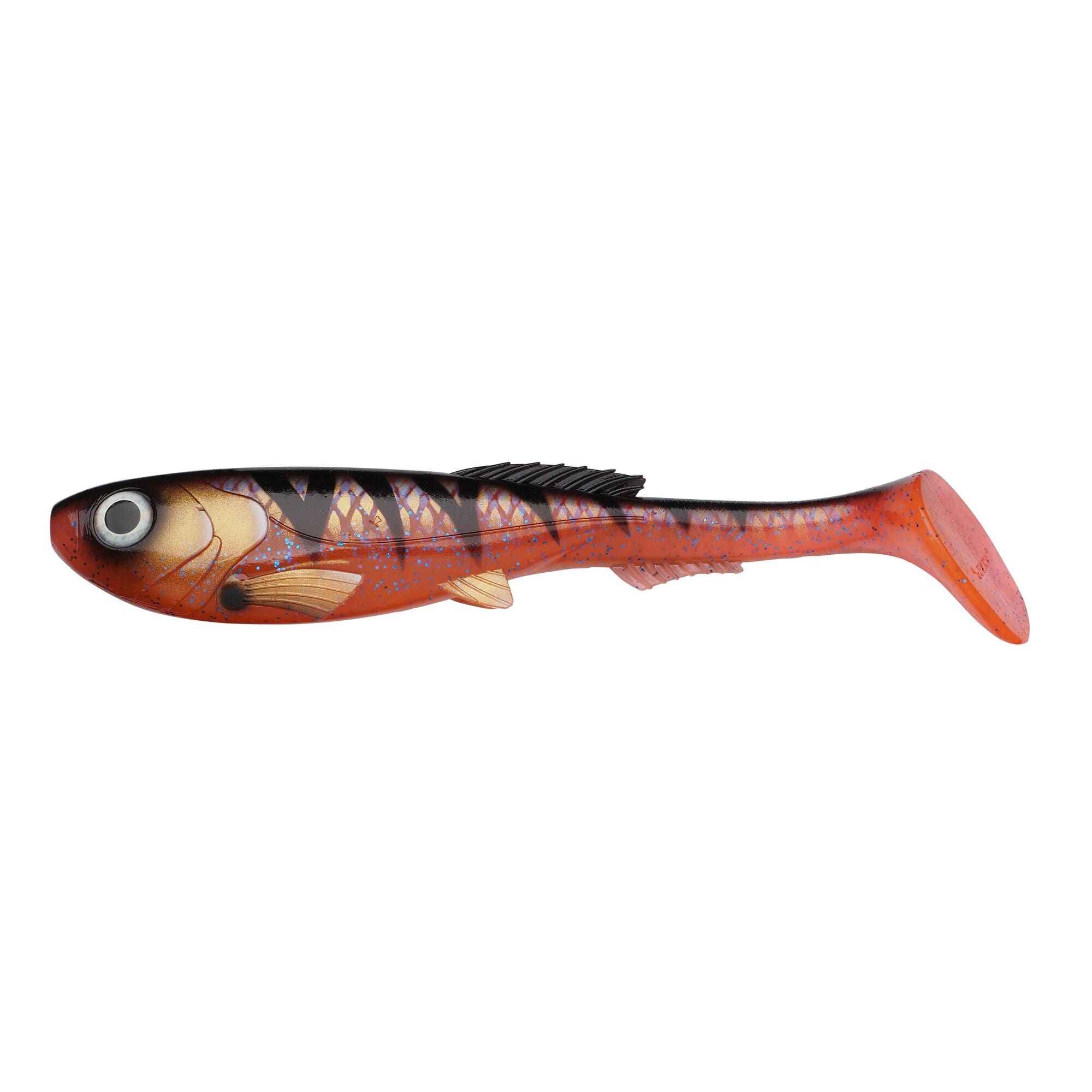 Abu Garcia Beast Paddletail shad luccio Firetiger 21 cm