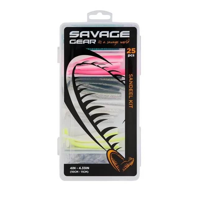 Savage Gear Sandeel Kit swimbait mare 5 colori jig