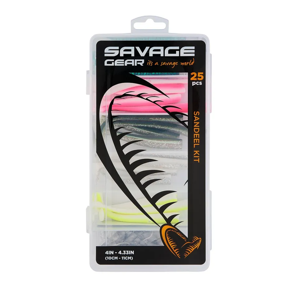 Savage Gear Sandeel Kit swimbait mare 5 colori jig