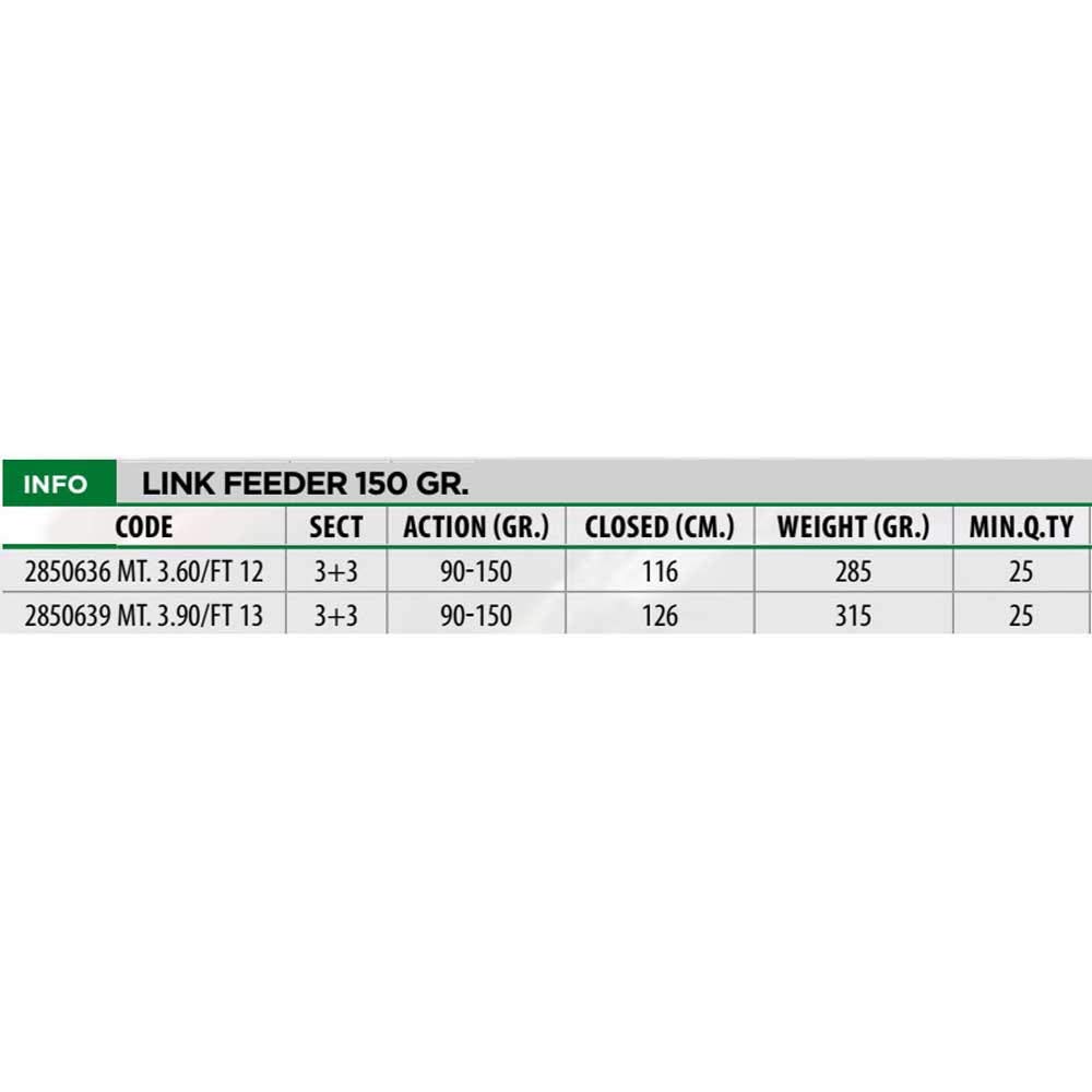 Linea Effe Link Feeder 150 g Canna Feeder 3,90 m 90-150 g