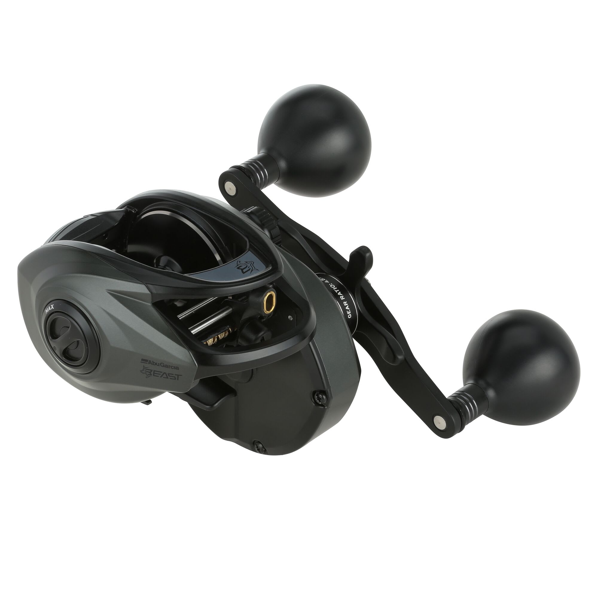 Abu Garcia Beast 400 Mulinello Casting Man sinistra