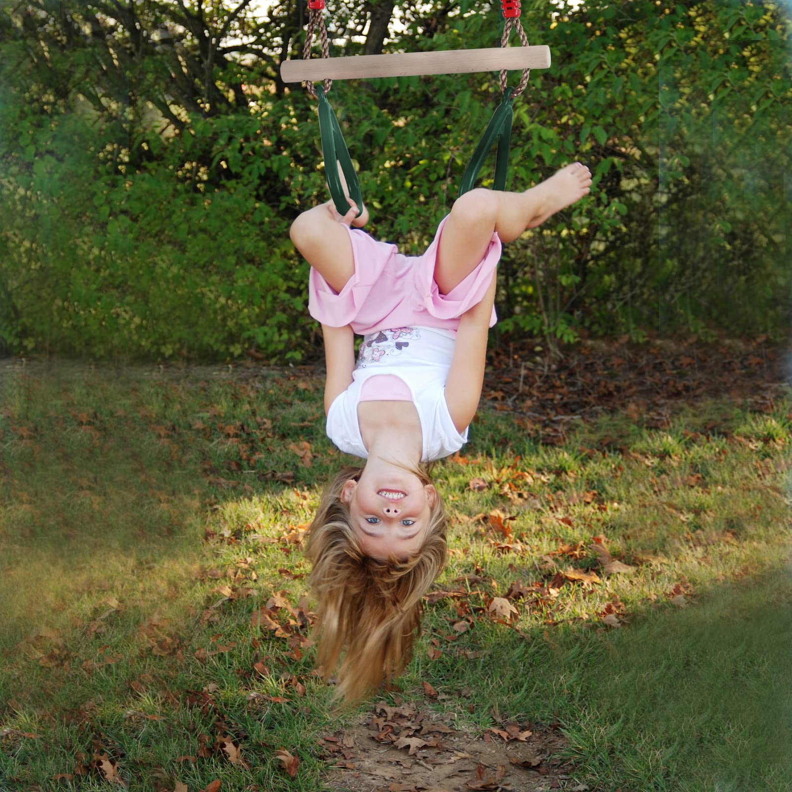 PELLOR Altalena Trapezio Altalena Bambini Verde 160 kg