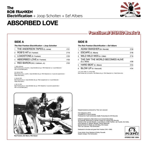 Albore SSE 12004 Absorbed Love Vinile LP Franken