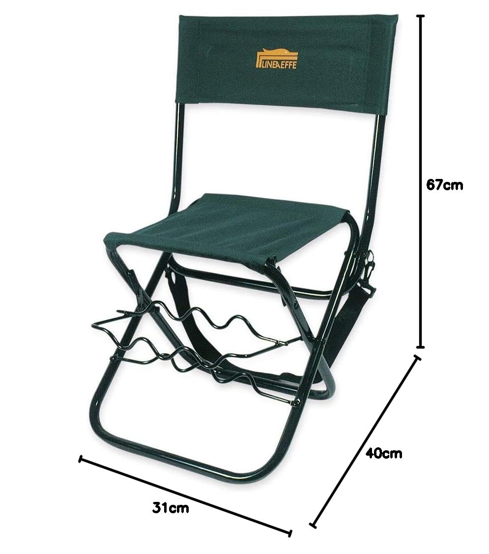 Lineaeffe Match Sedia da Pesca 67x31x40 cm Feeder