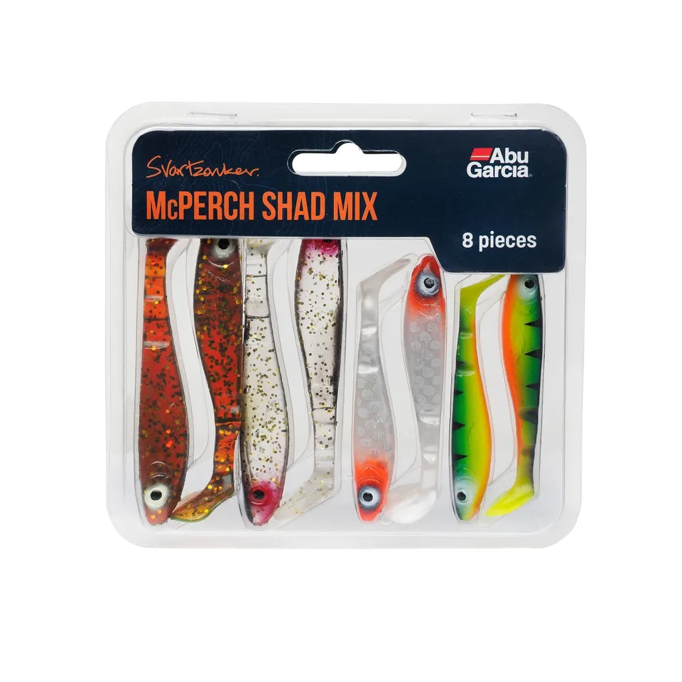 Abu Garcia Svartzonker McPerch Shad mix esca siliconica 75+90mm
