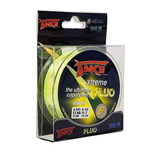 Linea Effe Monofili Take Xtreme 0,25 mm 150 m Fluo Yellow