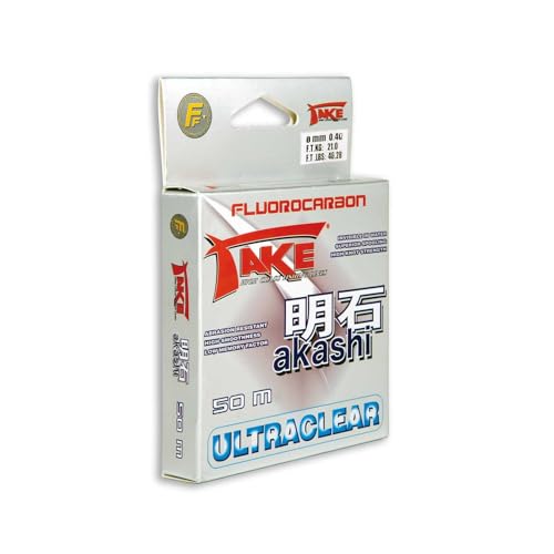 Linea Effe Take Akashi UltraClear Fluorocarbon 50 m 0,18 mm 6 kg