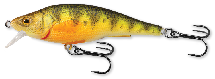 Livetarget Yellow Perch Jerkbait esca 2 7/8" Natural Matte