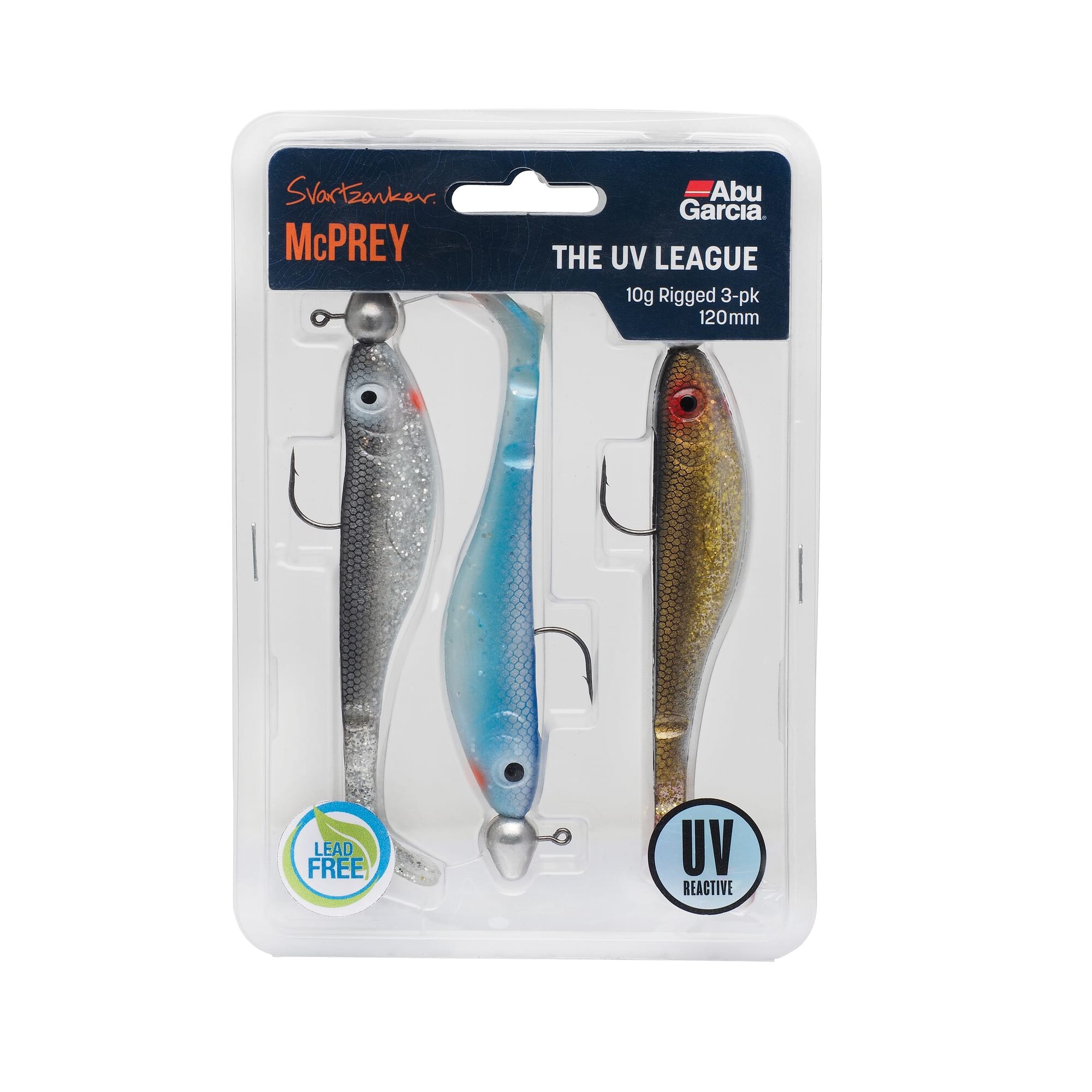 Abu Garcia Svartzonker McPrey Shad Prerigged per Luccio