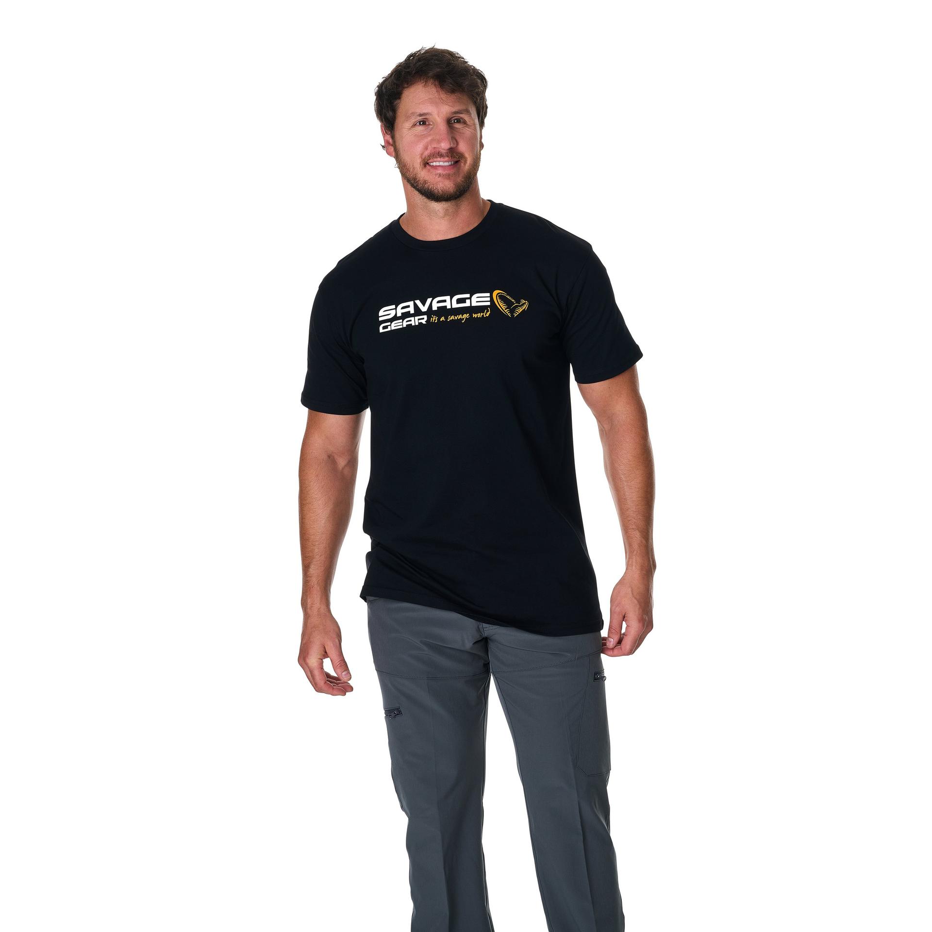 Savage Gear Orange LTD Logo Tee Maglietta Manica Corta