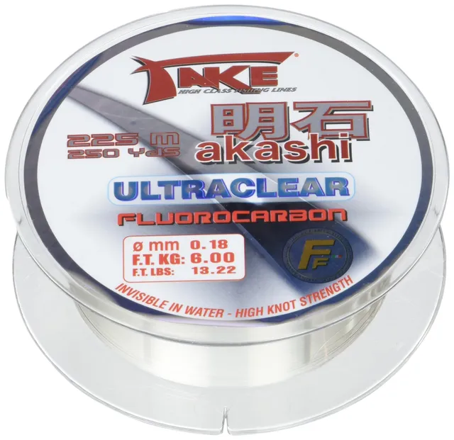 Lineaeffe Take Akashi 225 m 0,18 mm Fluorocarbon UltraClear