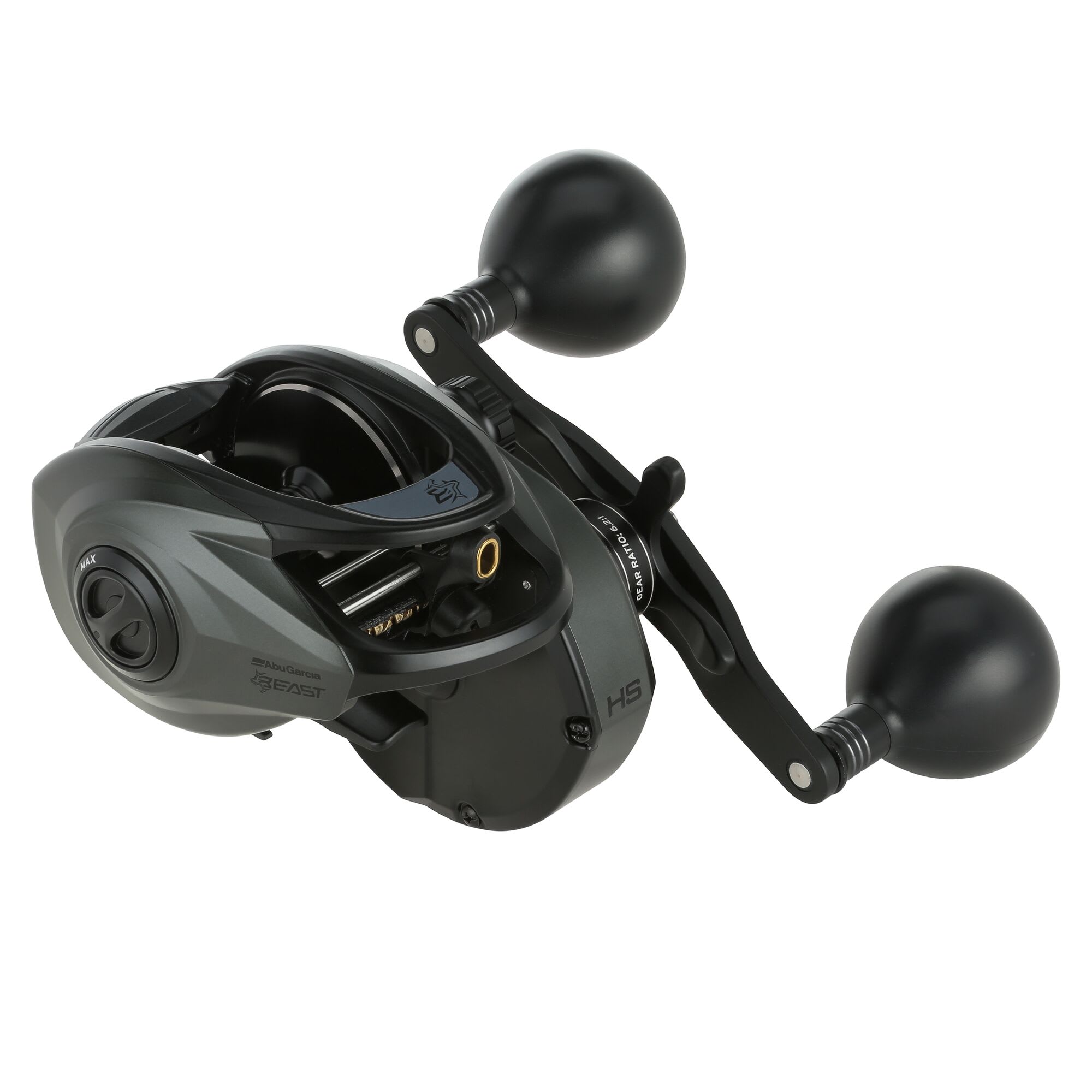 Abu Garcia Beast 400 Mulinello Casting Man sinistra