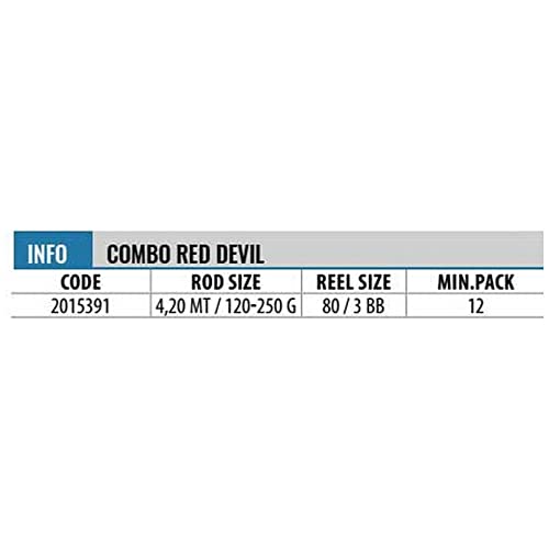 Lineaeffe Red Devil Combo canna surfcasting 4,20m 120-250g