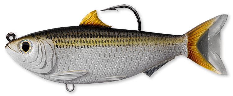 Livetarget Sardine Swimbait esca 3 1/2" Silver Green mare