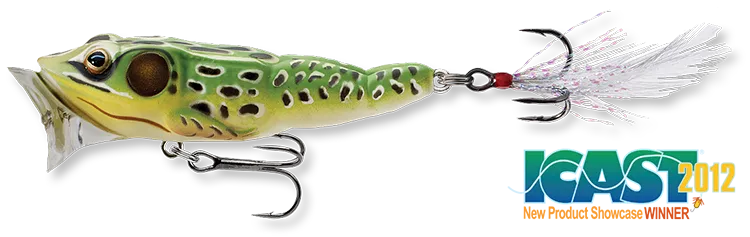 Livetarget Frog Popper 2,5" popper Green Yellow