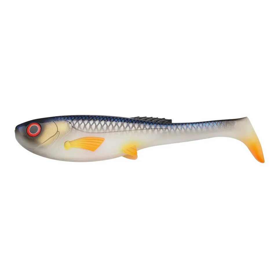 Abu Garcia Beast Slim Paddletail shad gomma Firetiger profondità