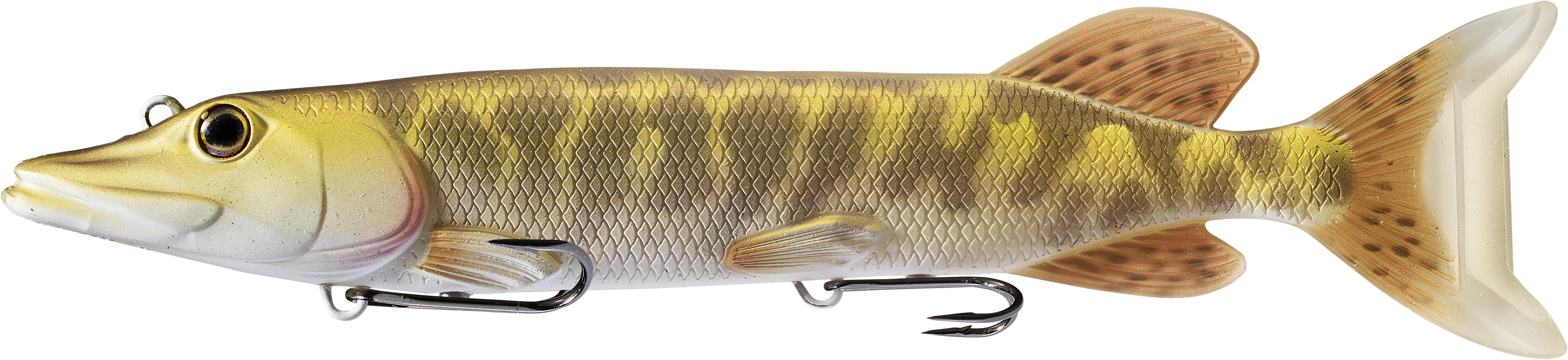 Livetarget Juvenile Pike swimbait 8" 807 Metallic / Green