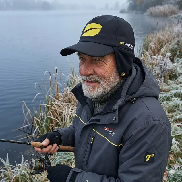 Tubertini PRO Series Winter Cap cappello pesca invernale nero