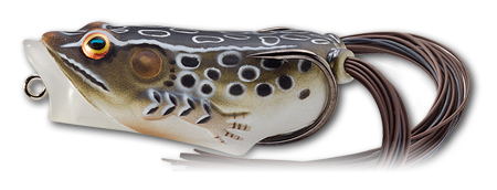 Livetarget Frog Popper rana 2" 3/8 oz Green Yellow superficie