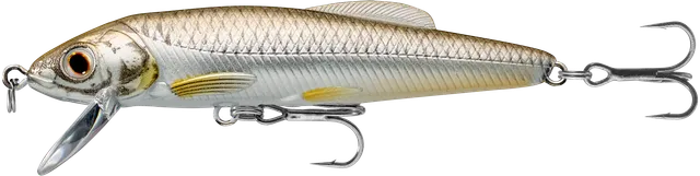 Livetarget Minnow Jerkbait esca 2 1/2" 134 Silver Pearl affondante