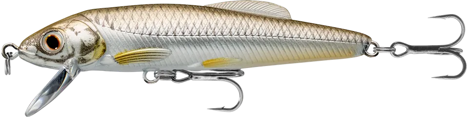 Livetarget Minnow Jerkbait esca 2 1/2" 134 Silver Pearl affondante