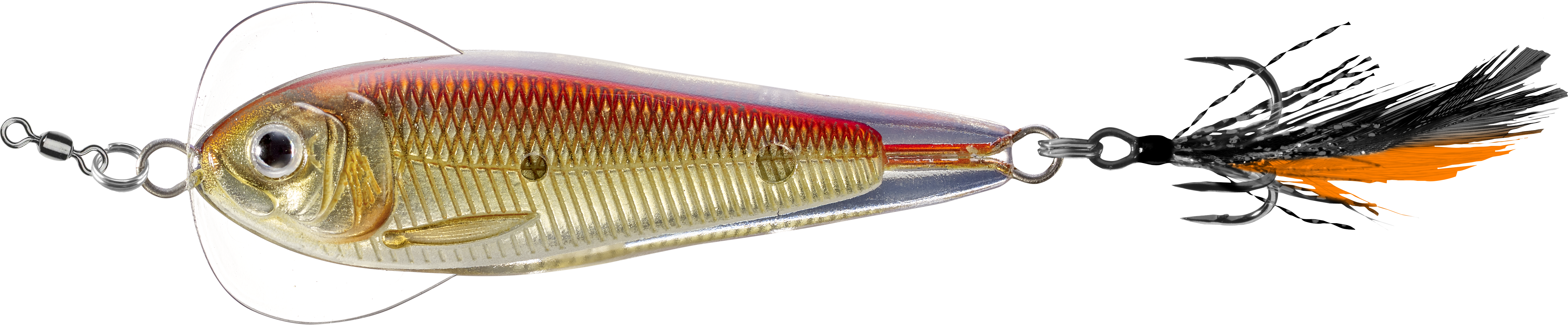 Livetarget Flutter Shad cucchiaino 1 3/4" Silver Pearl shad