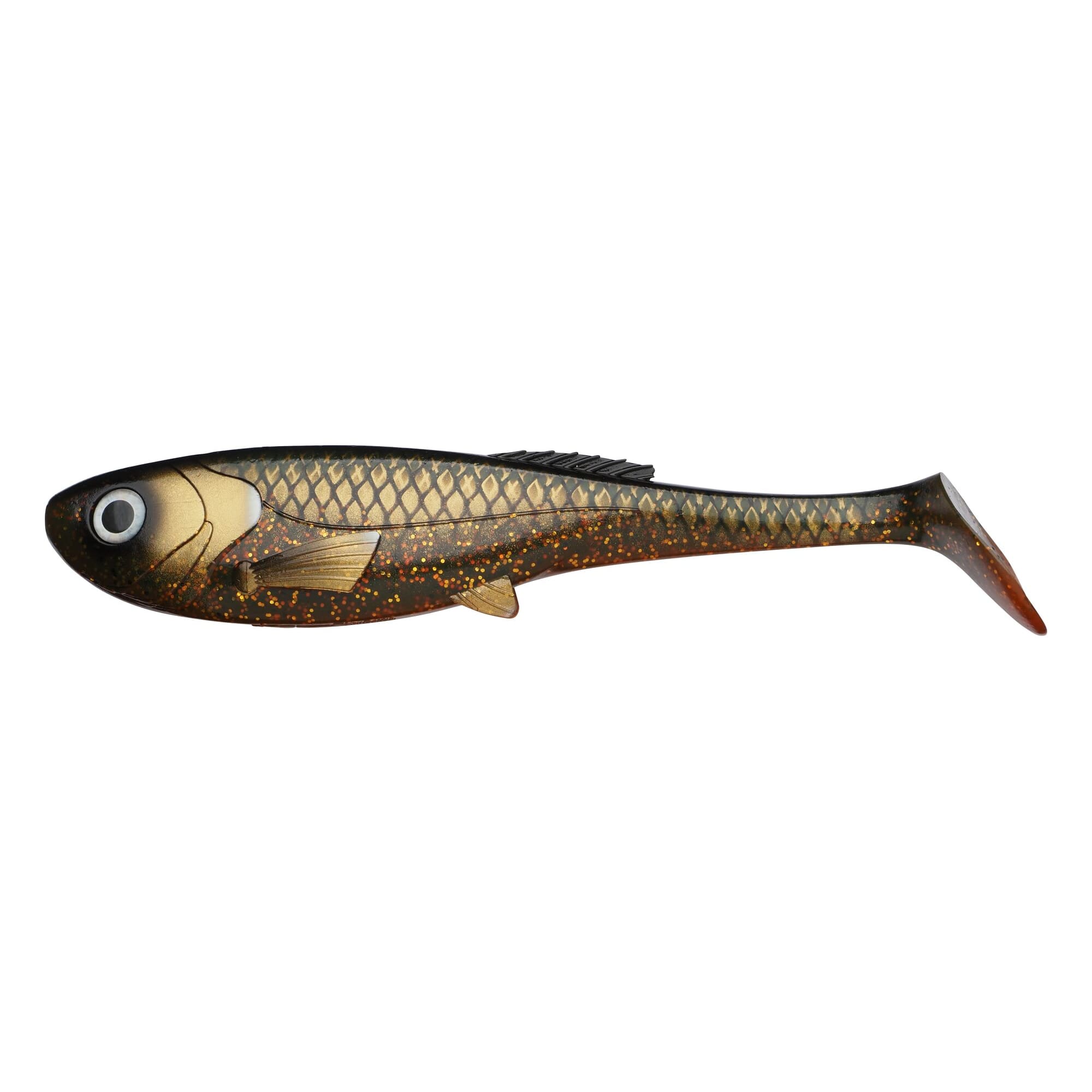 Abu Garcia Beast Slim Paddletail shad gomma Firetiger profondità