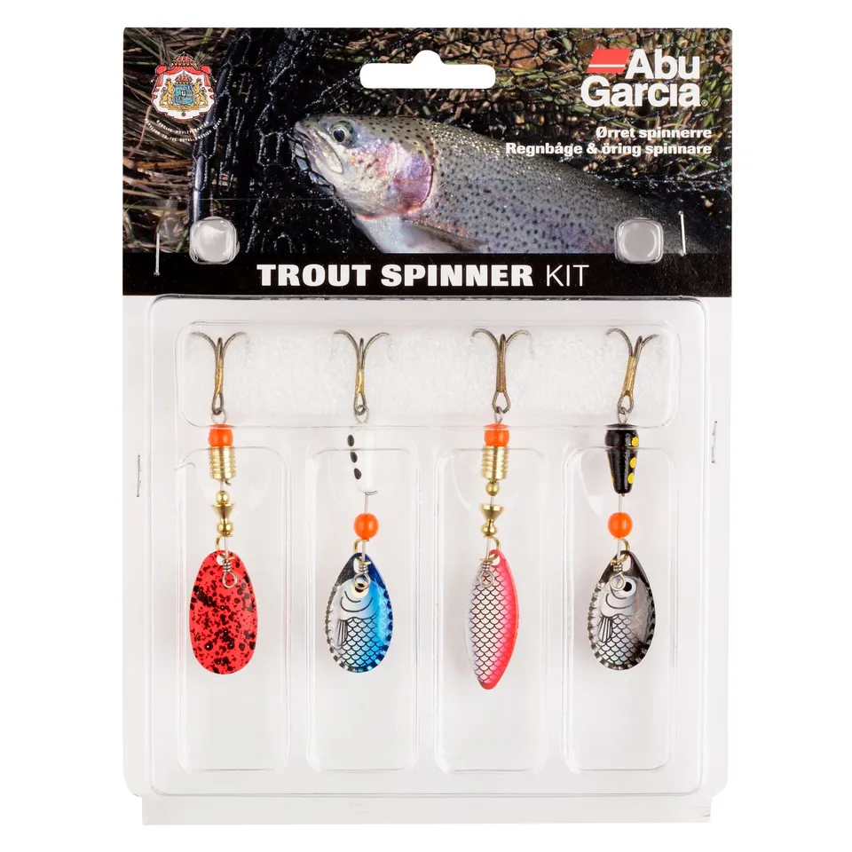 Abu Garcia Droppen Kit Cucchiaini Trota 4 esche