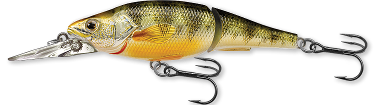 Livetarget Yellow Perch snodato 2 7/8" 3'-5' acqua dolce