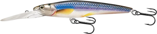 Livetarget Rainbow Smelt Jerkbait esca 3 5/8" Silver Blue