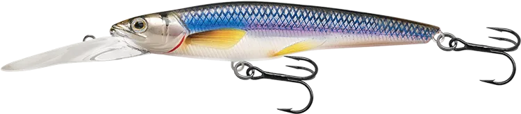Livetarget Rainbow Smelt Jerkbait esca 3 5/8" Silver Blue