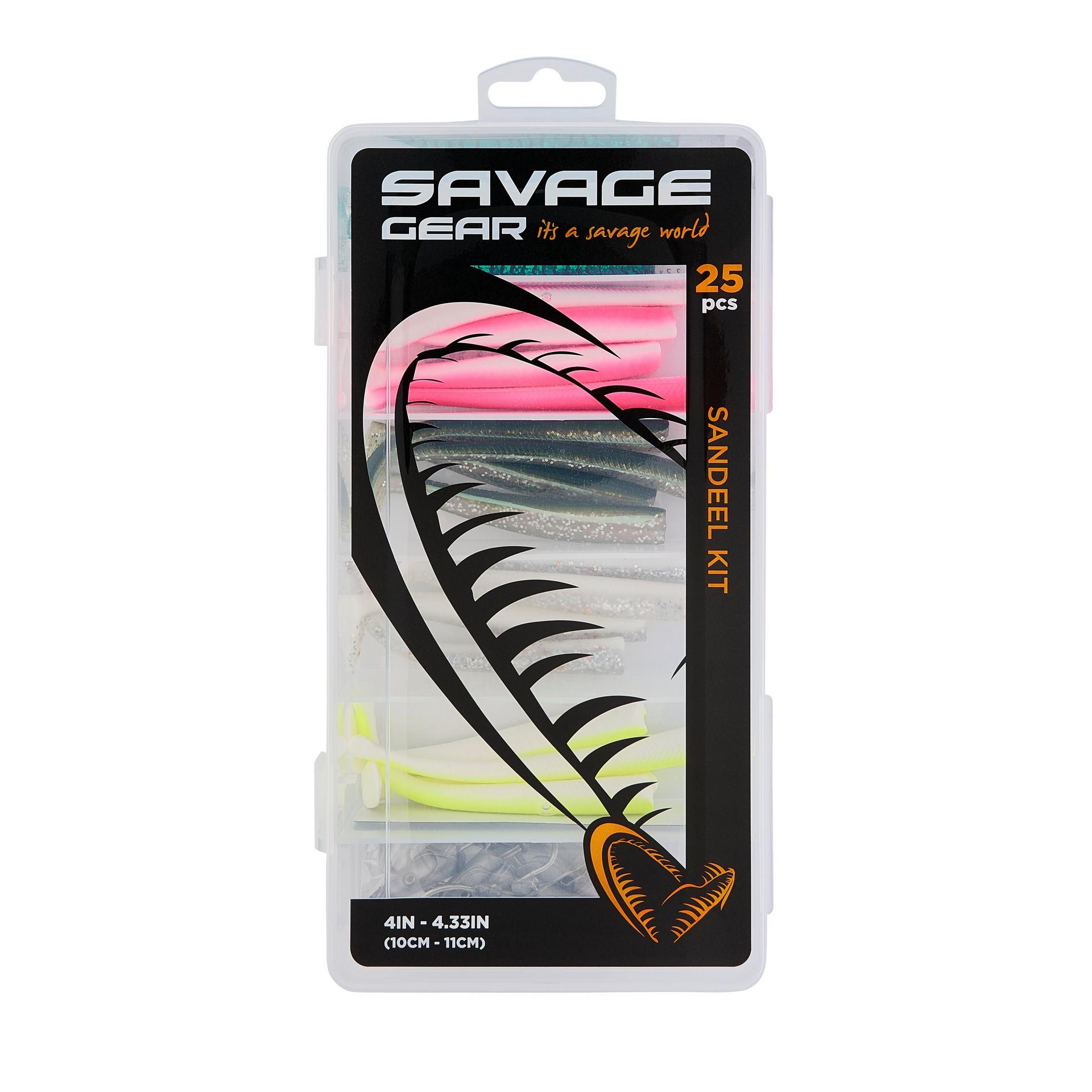 Savage Gear Sandeel Kit swimbait mare 5 colori jig