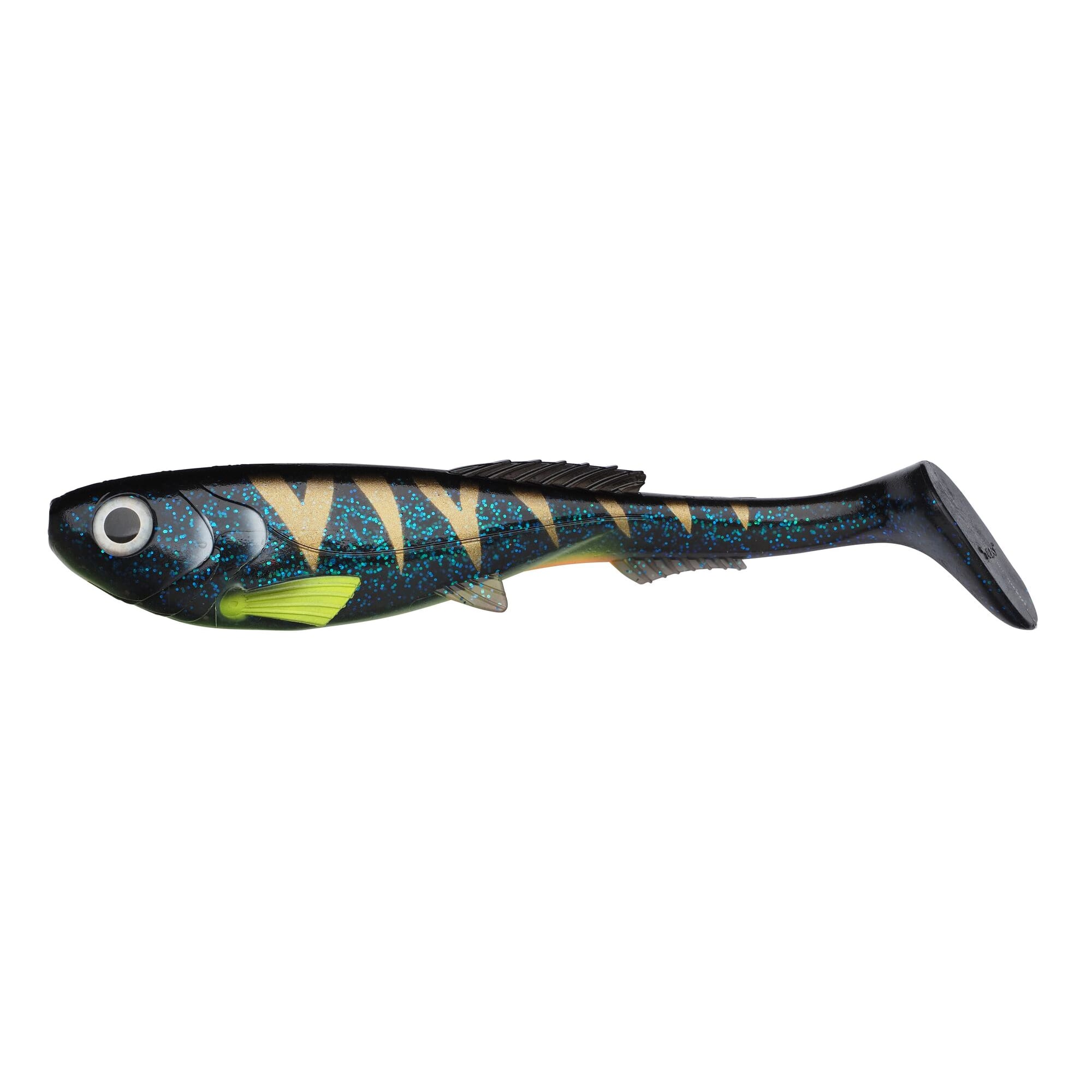 Abu Garcia Beast Paddletail shad luccio Firetiger 21 cm