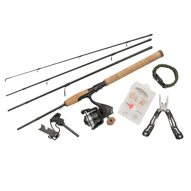 Abu Garcia Diplomat Wilderness kit pesca 4pc survival